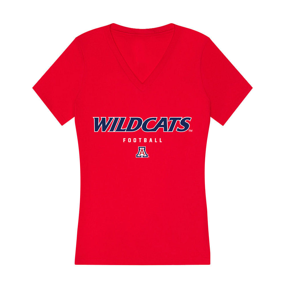 Arizona - NCAA Football : Taye Brown - Women's V-Neck T-Shirt-0