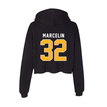 Pittsburgh - NCAA Football : Jeremiah Marcelin - Women's Crop Fleece Hoodie-1