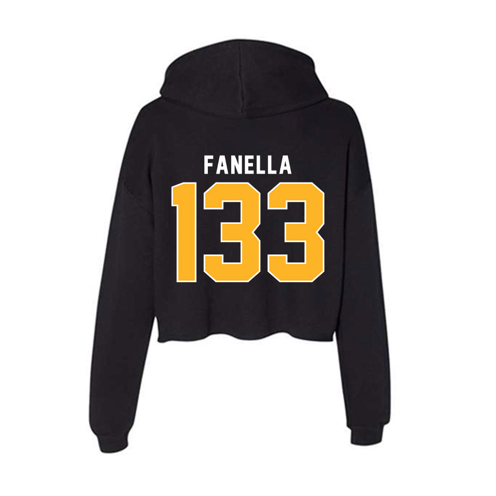 Pittsburgh - NCAA Wrestling : Nico Fanella - Women's Crop Fleece Hoodie-1