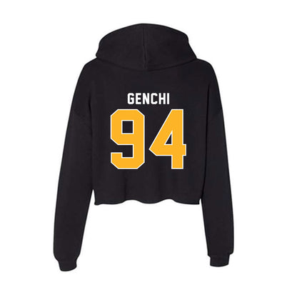 Pittsburgh - NCAA Football : Carter Genchi - Women's Crop Fleece Hoodie-1