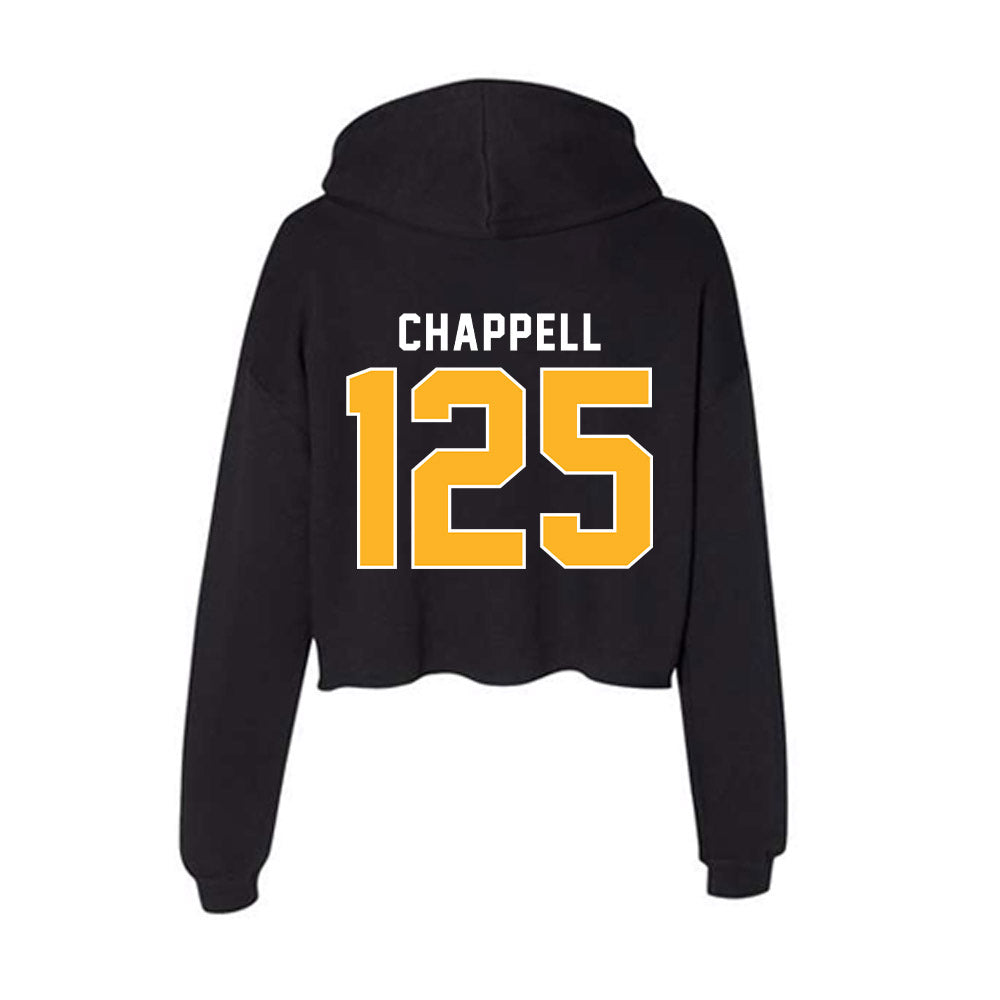 Pittsburgh - NCAA Wrestling : Tyler Chappell - Women's Crop Fleece Hoodie-1