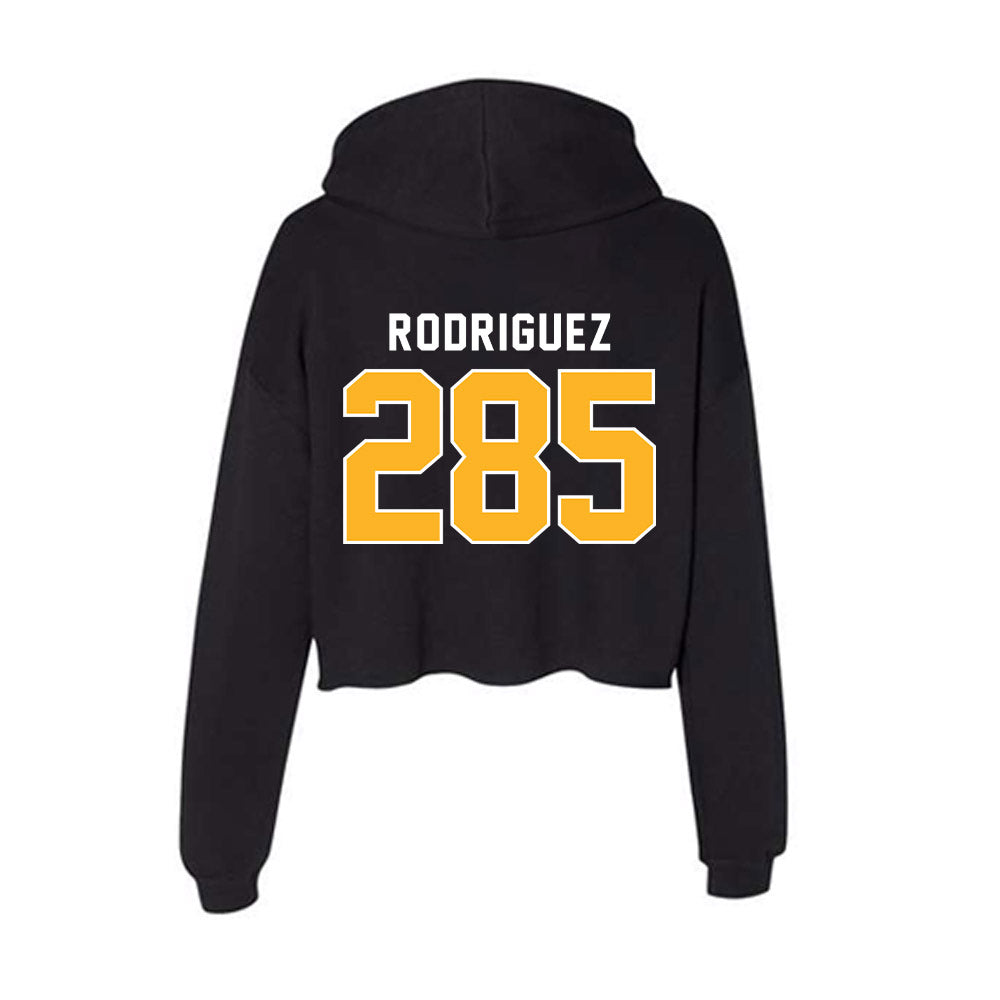 Pittsburgh - NCAA Wrestling : Caleb Rodriguez - Women's Crop Fleece Hoodie-1