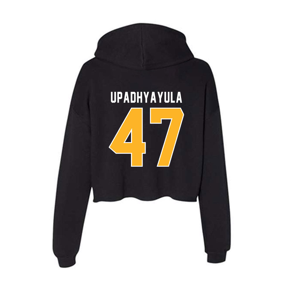 Pittsburgh - NCAA Football : Nilay Upadhyayula - Women's Crop Fleece Hoodie-1