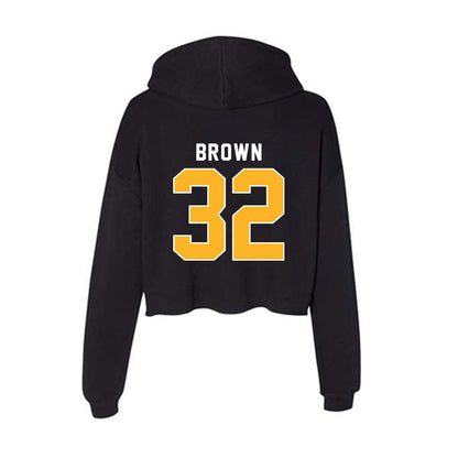 Pittsburgh - NCAA Football : Truitt Brown - Women's Crop Fleece Hoodie-1