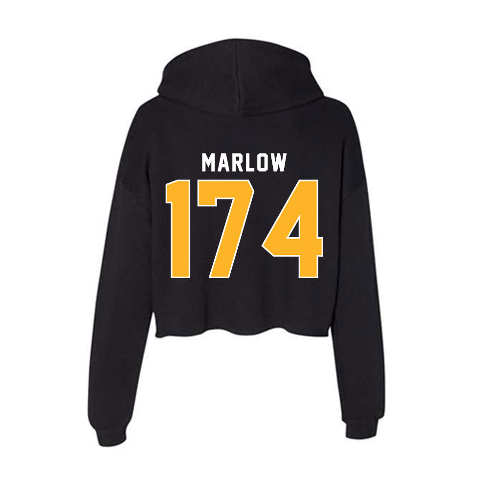 Pittsburgh - NCAA Wrestling : Bode Marlow - Women's Crop Fleece Hoodie-1