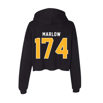 Pittsburgh - NCAA Wrestling : Bode Marlow - Women's Crop Fleece Hoodie-1