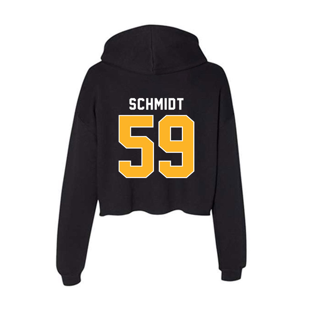 Pittsburgh - NCAA Football : Justin Schmidt - Women's Crop Fleece Hoodie-1