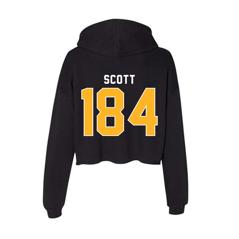 Pittsburgh - NCAA Wrestling : Kyle Scott - Women's Crop Fleece Hoodie-1