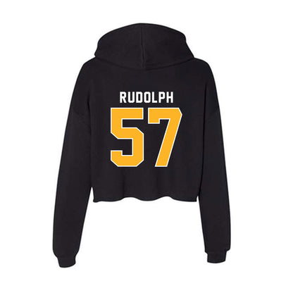 Pittsburgh - NCAA Football : Alexander Rudolph - Women's Crop Fleece Hooded Sweatshirt-1