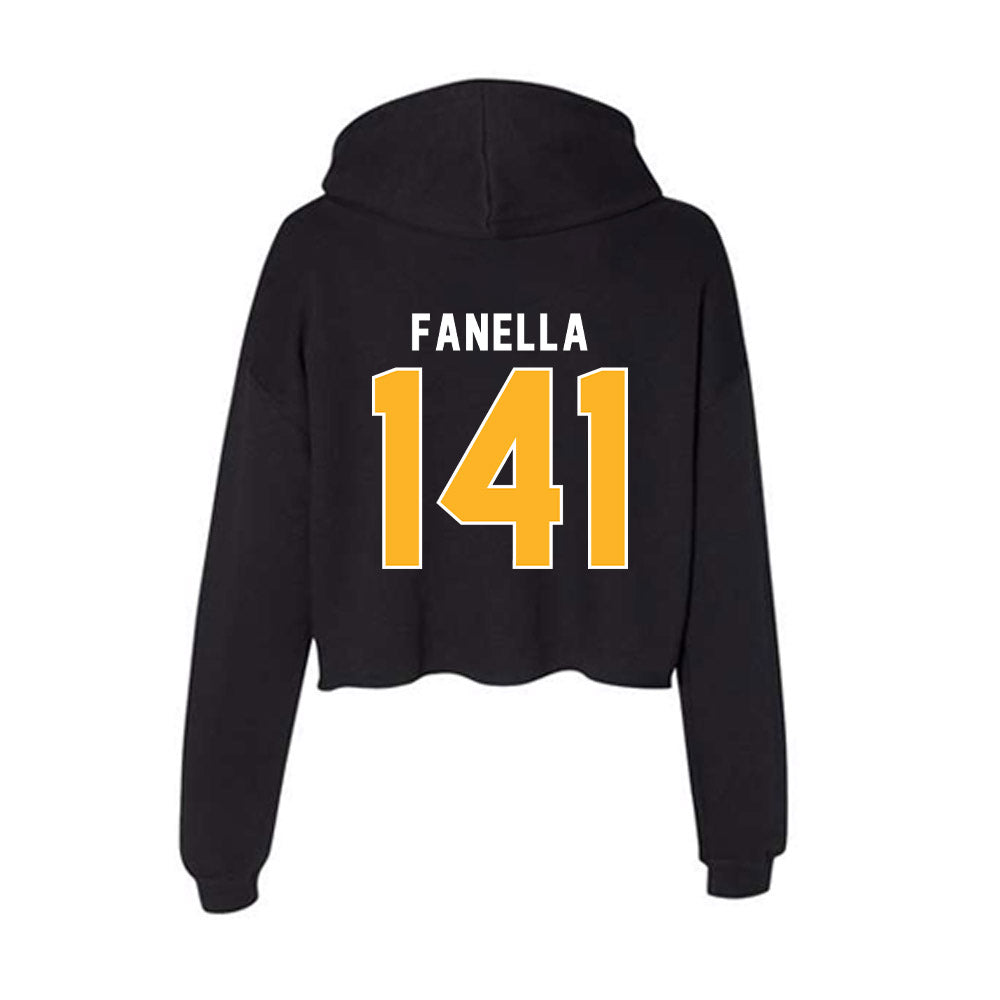 Pittsburgh - NCAA Wrestling : Nico Fanella - Women's Crop Fleece Hoodie-1