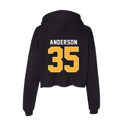 Pittsburgh - NCAA Football : Julian "JuJu" Anderson - Women's Crop Fleece Hooded Sweatshirt-1