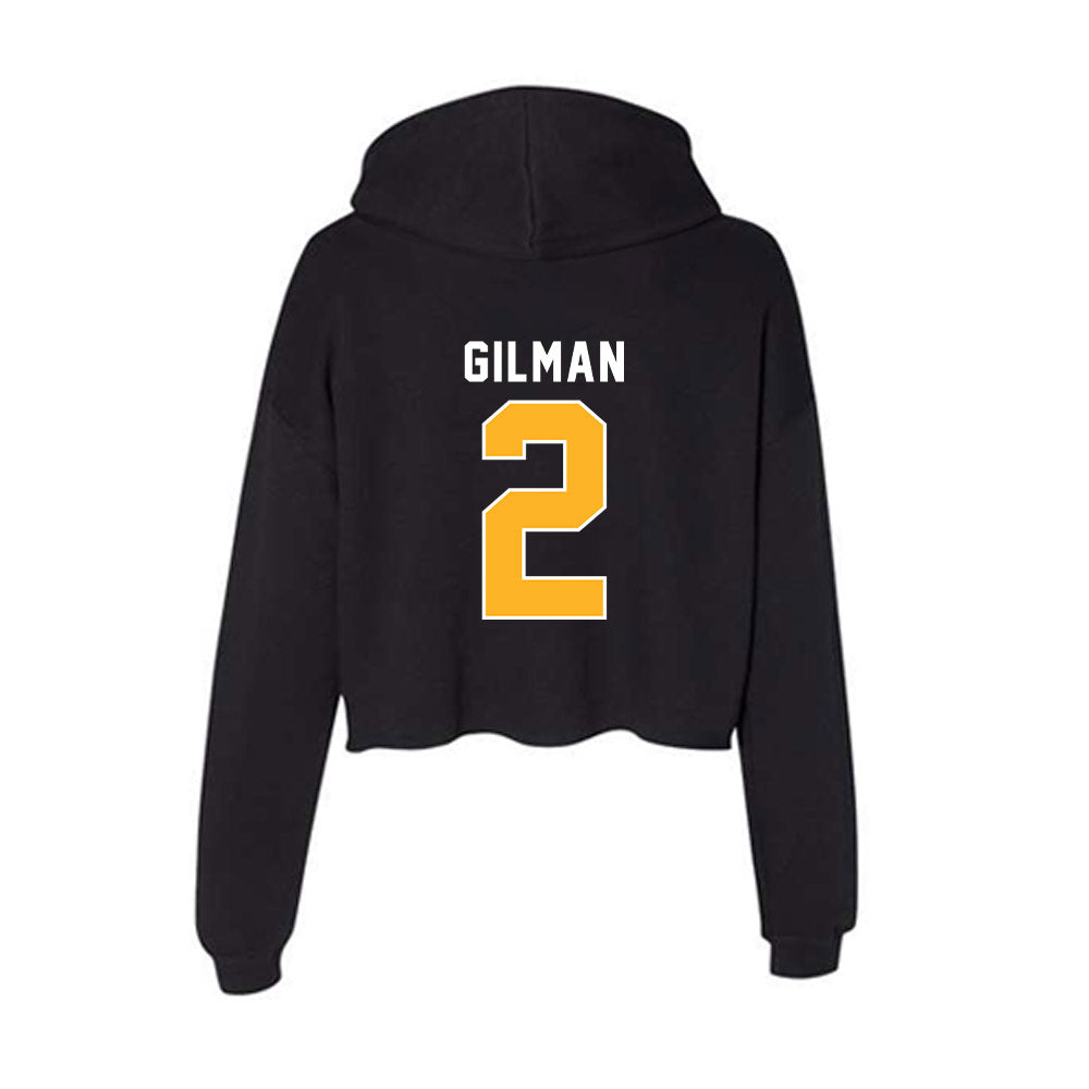 Pittsburgh - NCAA Men's Soccer : Jackson Gilman - Women's Crop Fleece Hoodie-1