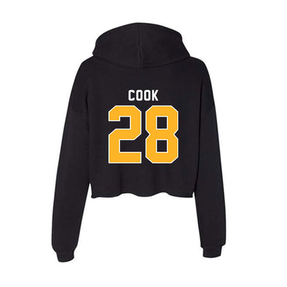 Pittsburgh - NCAA Football : Justin Cook - Women's Crop Fleece Hoodie-1