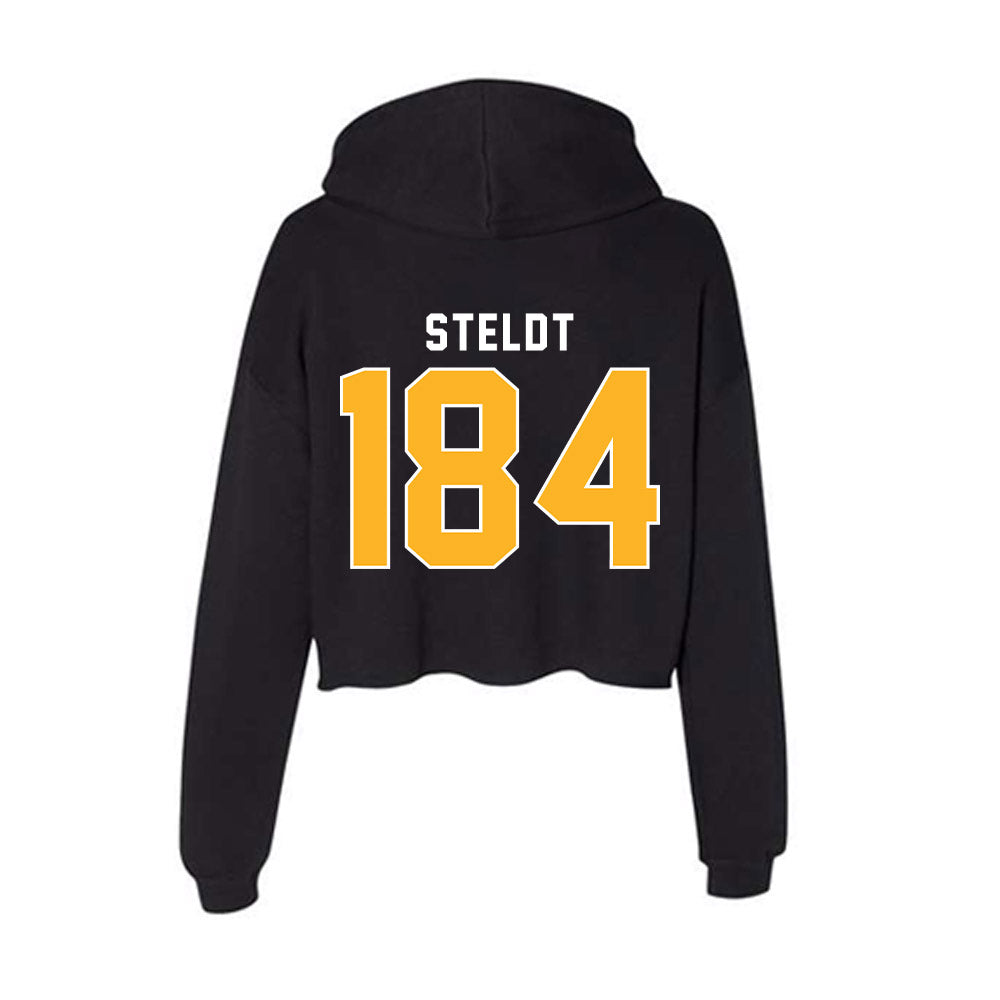 Pittsburgh - NCAA Wrestling : Tristan Steldt - Women's Crop Fleece Hoodie-1