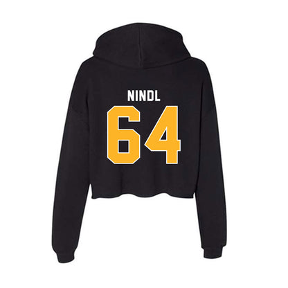 Pittsburgh - NCAA Football : Joshua Nindl - Women's Crop Fleece Hooded Sweatshirt-1