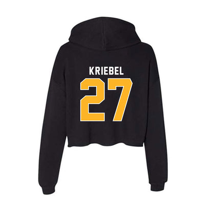 Pittsburgh - NCAA Baseball : Chase Kriebel - Women's Crop Fleece Hoodie-1