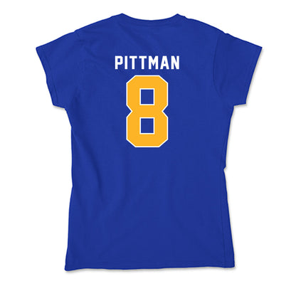 Pittsburgh - NCAA Softball : Kyra Pittman - Soft Style Women’s T-Shirt-1