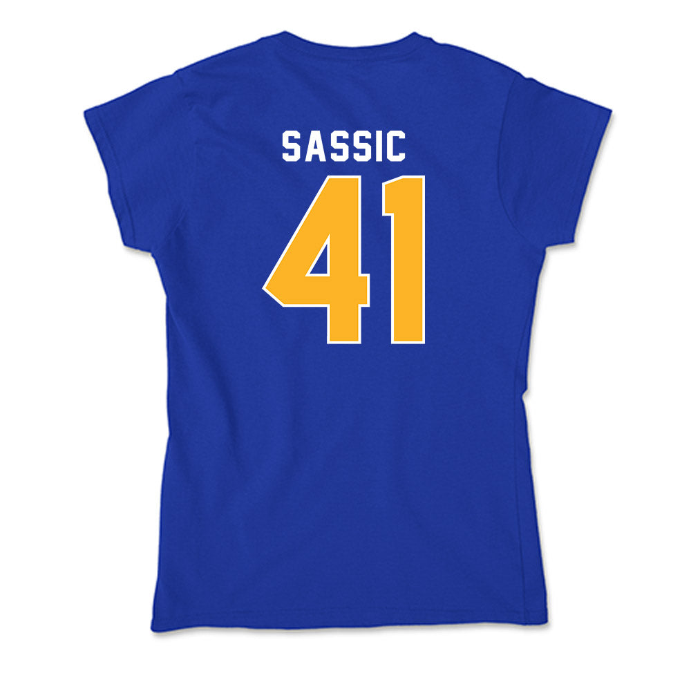 Pittsburgh - NCAA Football : Jake Sassic - Soft Style Women’s T-Shirt-1