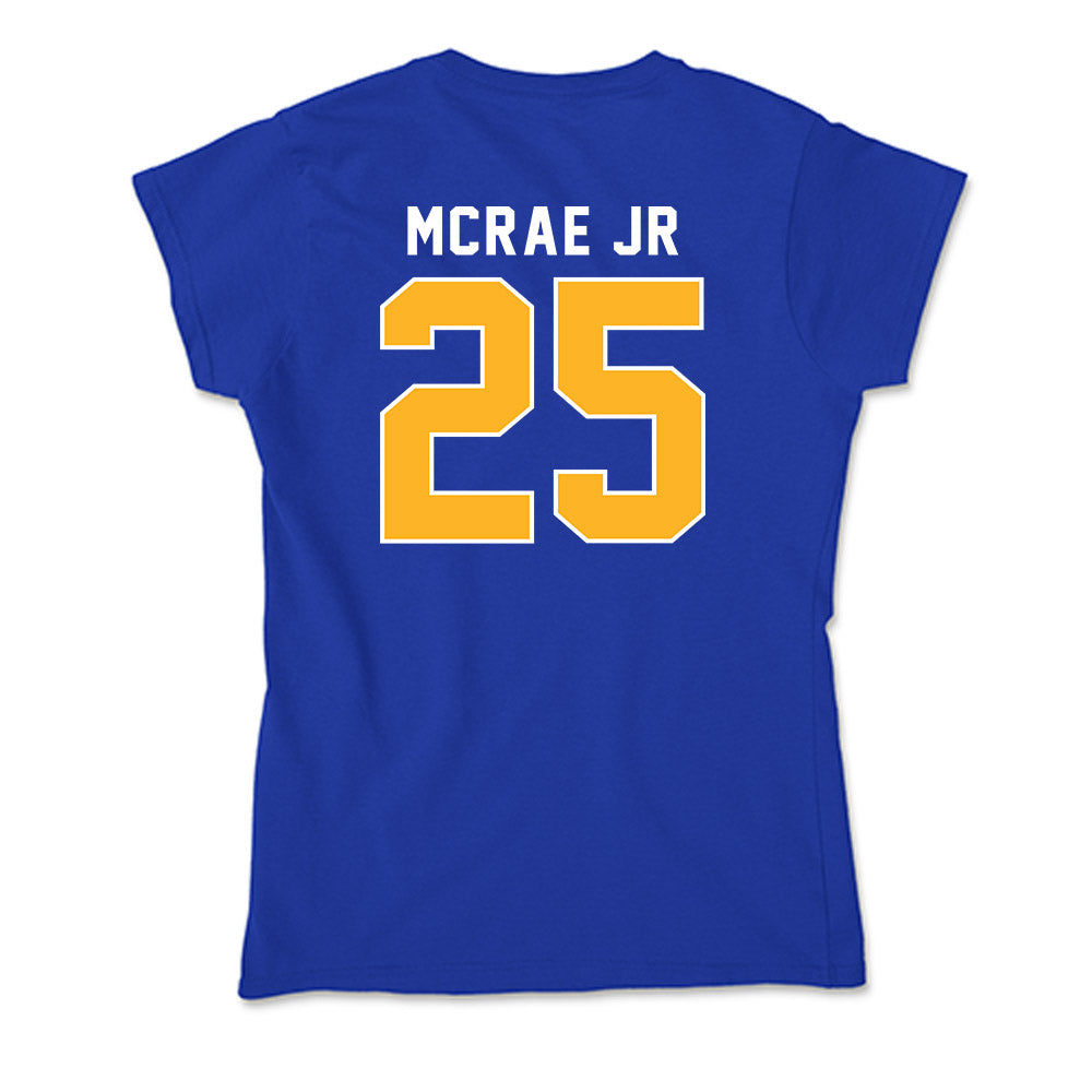 Pittsburgh - NCAA Football : Kentrail McRae Jr - Soft Style Women’s T-Shirt-1