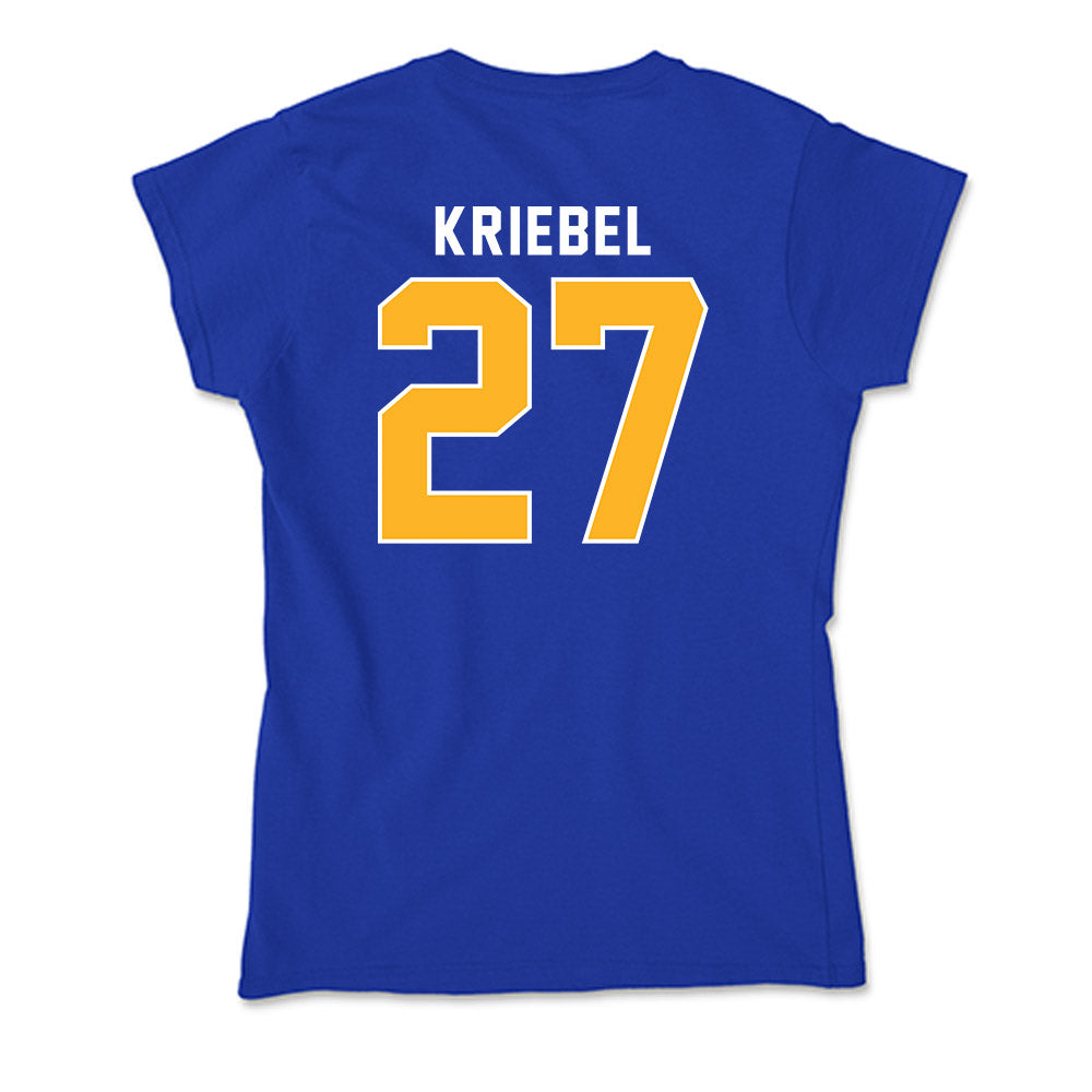 Pittsburgh - NCAA Baseball : Chase Kriebel - Soft Style Women’s T-Shirt-1