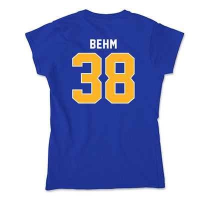 Pittsburgh - NCAA Baseball : Nolan Behm - Soft Style Women’s T-Shirt-1