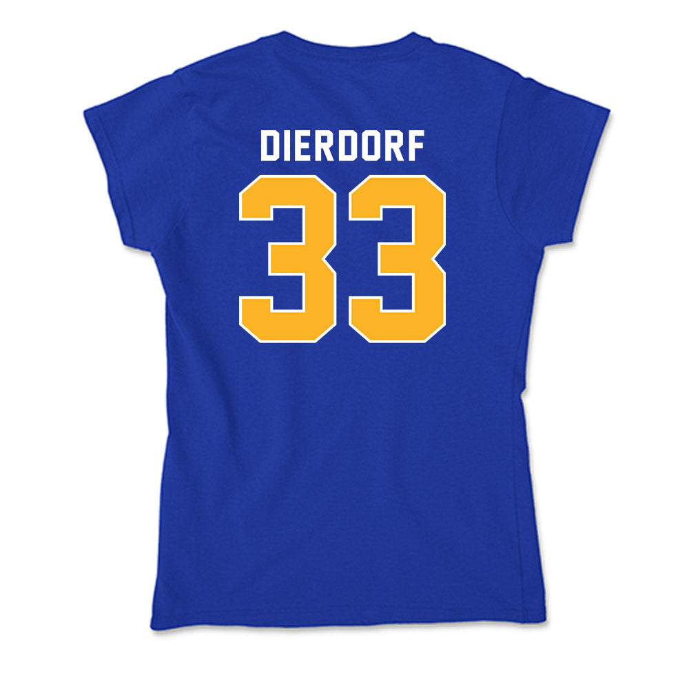 Pittsburgh - NCAA Baseball : Carter Dierdorf - Soft Style Women’s T-Shirt-1