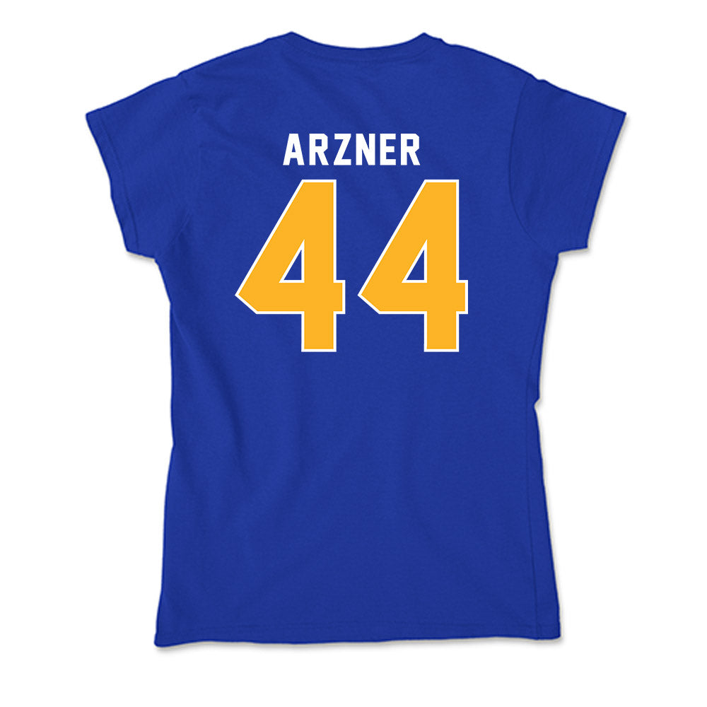 Pittsburgh - NCAA Women's Basketball : Macie Arzner - Soft Style Women’s T-Shirt-1
