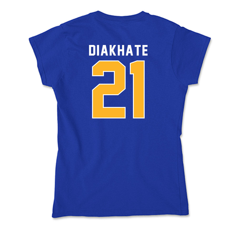 Pittsburgh - NCAA Women's Basketball : Fatima Diakhate - Soft Style Women’s T-Shirt-1