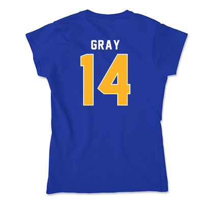 Pittsburgh - NCAA Baseball : Mikey Gray - Soft Style Women’s T-Shirt-1