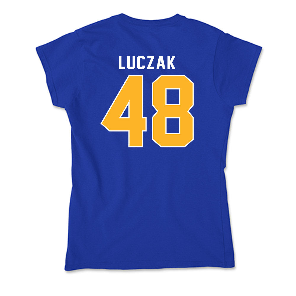 Pittsburgh - NCAA Baseball : Andrew Luczak - Soft Style Women’s T-Shirt-1