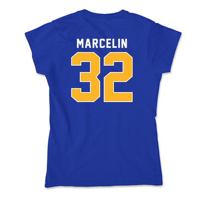 Pittsburgh - NCAA Football : Jeremiah Marcelin - Soft Style Women’s T-Shirt-1