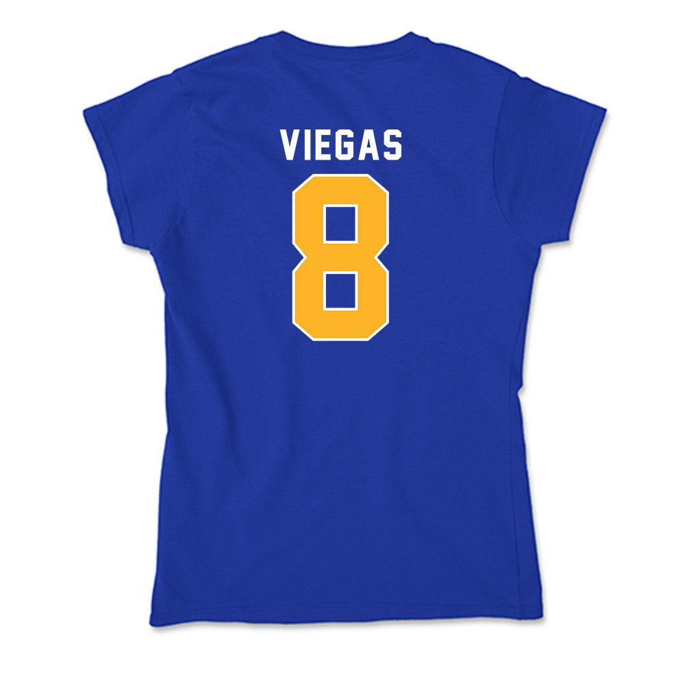 Pittsburgh - NCAA Women's Basketball : Carla Viegas - Soft Style Women’s T-Shirt-1