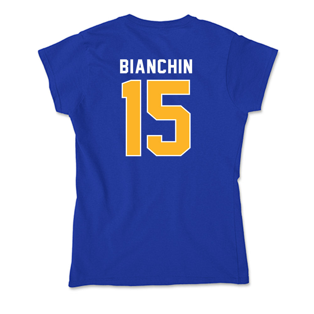 Pittsburgh - NCAA Women's Soccer : Adi Bianchin - Soft Style Women’s T-Shirt-1