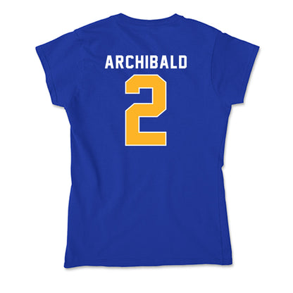 Pittsburgh - NCAA Women's Soccer : Mya Archibald - Soft Style Women’s T-Shirt-1
