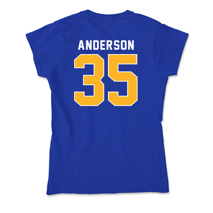 Pittsburgh - NCAA Football : JuJu Anderson - Soft Style Women’s T-Shirt-1