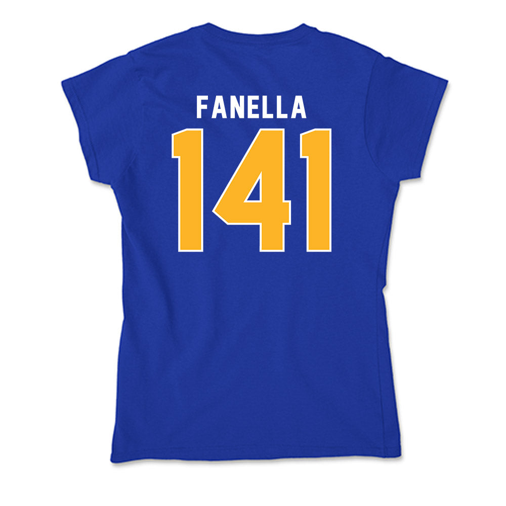 Pittsburgh - NCAA Wrestling : Nico Fanella - Soft Style Women’s T-Shirt-1