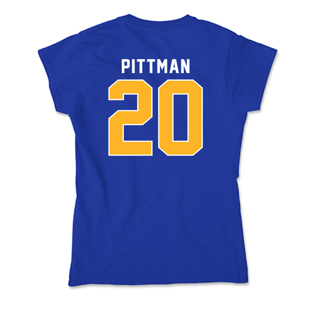 Pittsburgh - NCAA Football : Joshua Pittman - Soft Style Women’s T-Shirt-1
