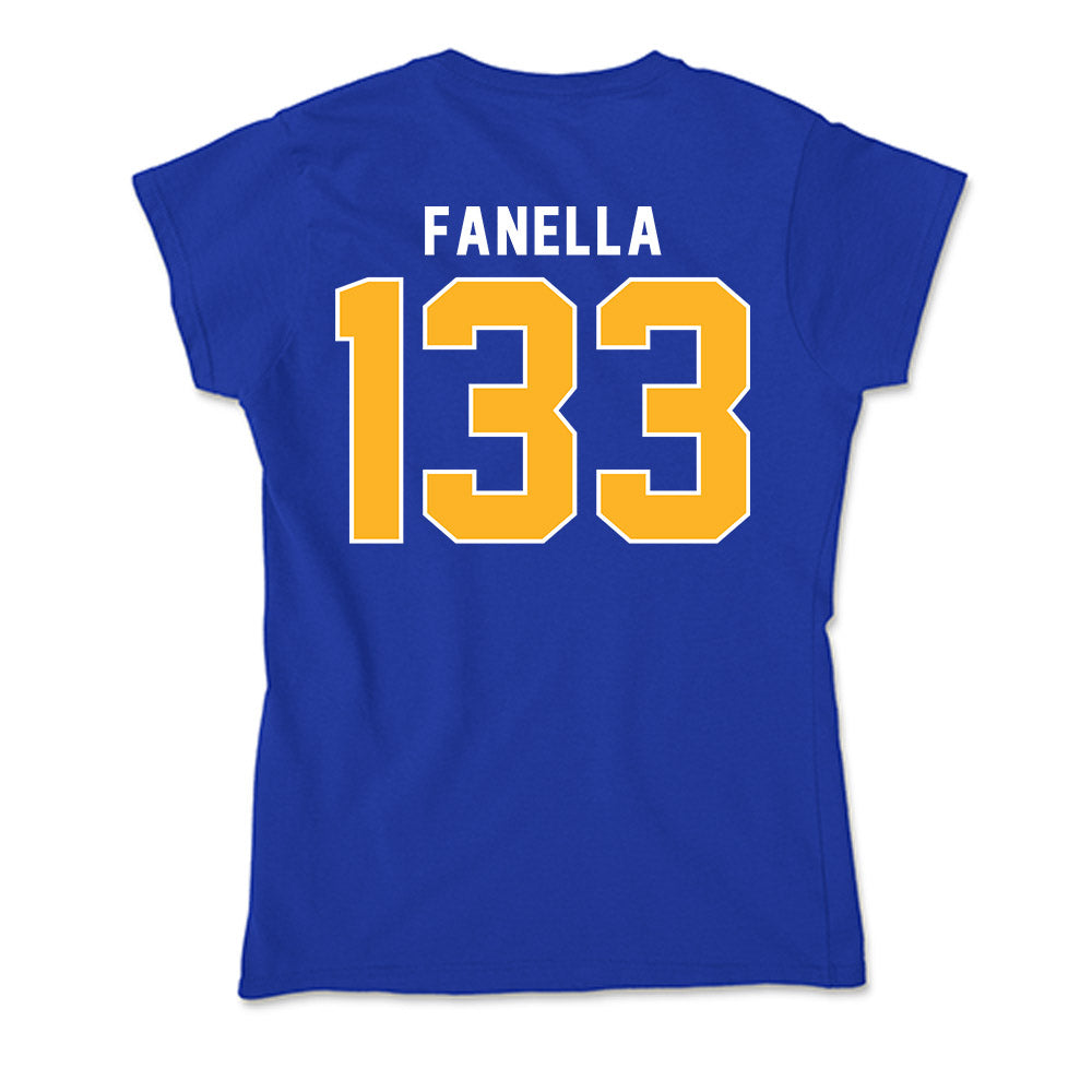 Pittsburgh - NCAA Wrestling : Nico Fanella - Soft Style Women’s T-Shirt-1