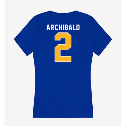 Pittsburgh - NCAA Women's Soccer : Mya Archibald - Women's V-Neck T-Shirt-1