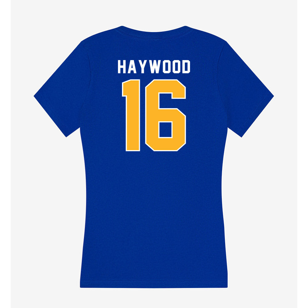Pittsburgh - NCAA Women's Lacrosse : Amelia Haywood - Women's V-Neck T-Shirt-1