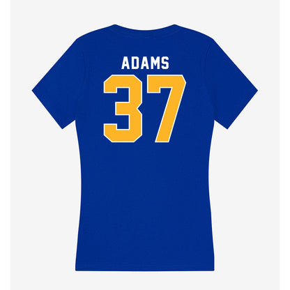 Pittsburgh - NCAA Baseball : JT Adams - Women's V-Neck T-Shirt-1