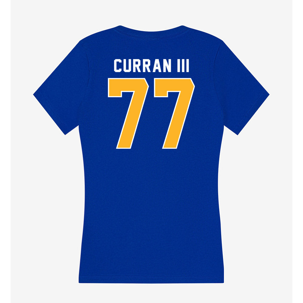 Pittsburgh - NCAA Football : John Curran III - Women's V-Neck T-Shirt-1