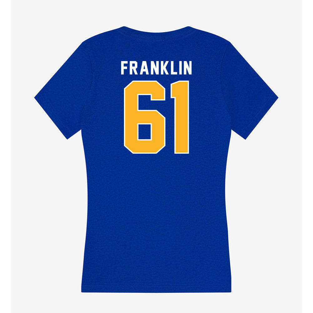 Pittsburgh - NCAA Football : Sean Franklin - Women's V-Neck T-Shirt-1