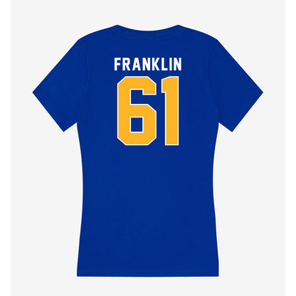 Pittsburgh - NCAA Football : Sean Franklin - Women's V-Neck T-Shirt-1