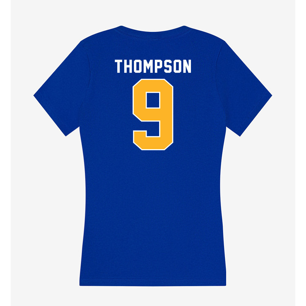 Pittsburgh - NCAA Women's Volleyball : Trinity Thompson - Women's V-Neck T-Shirt-1