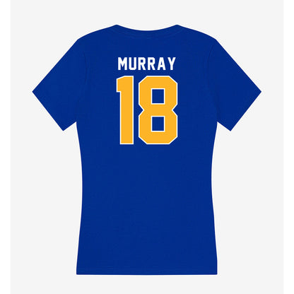 Pittsburgh - NCAA Football : Rashan Murray - Women's V-Neck T-Shirt-1