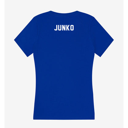 Pittsburgh - NCAA Cheerleading : Bryn Junko - Women's V-Neck T-Shirt-1