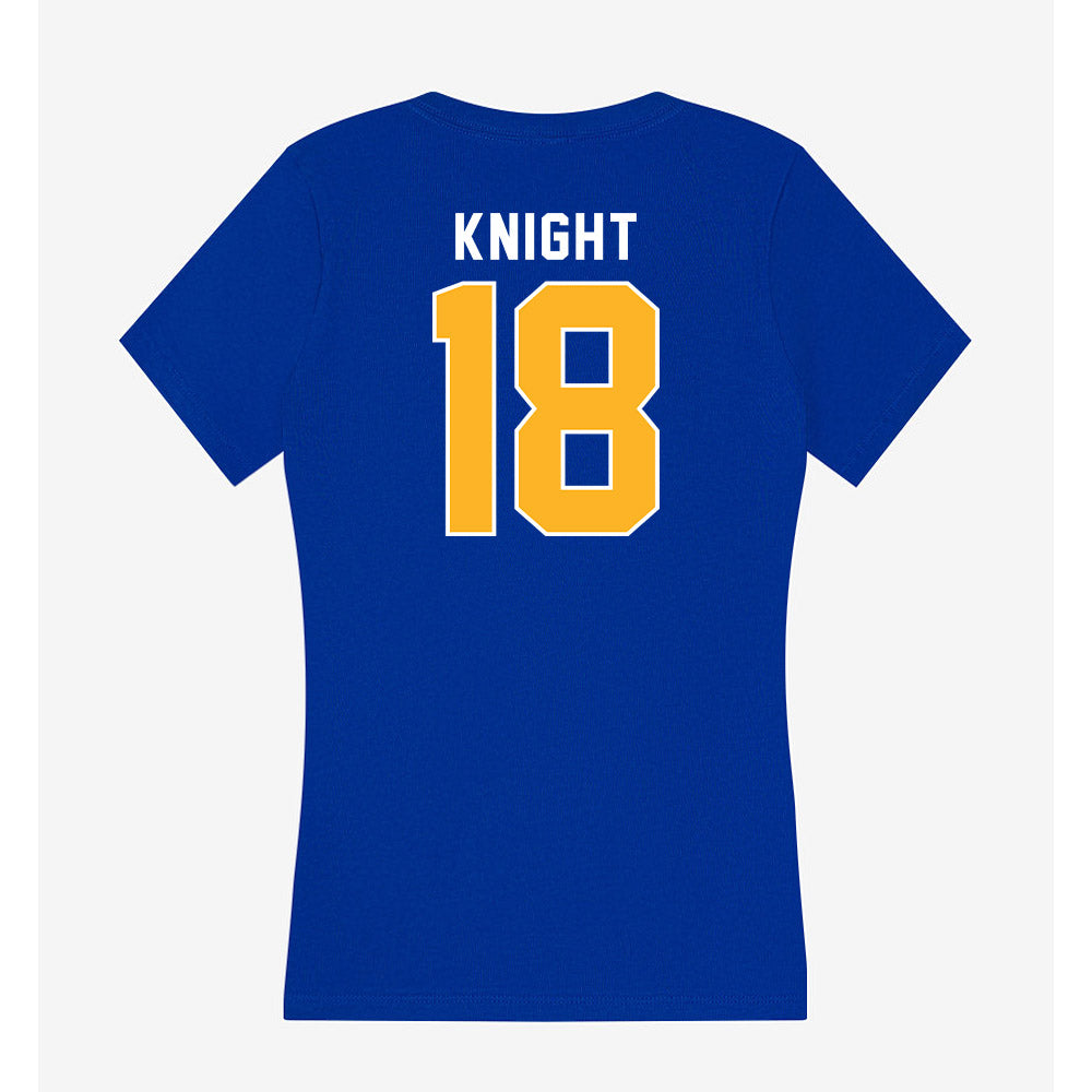 Pittsburgh - NCAA Football : Malik Knight - Women's V-Neck T-Shirt-1
