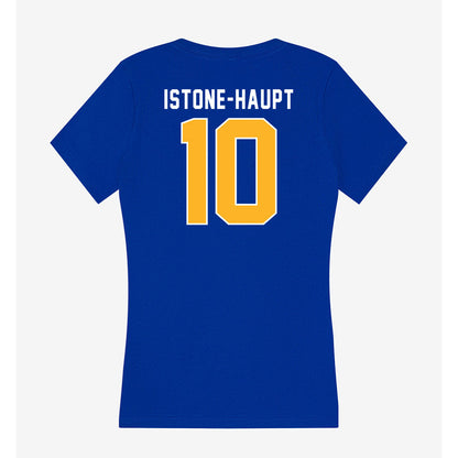 Pittsburgh - NCAA Women's Soccer : Weslee Istone-Haupt - Women's V-Neck T-Shirt-1