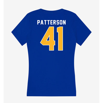 Pittsburgh - NCAA Football : Isaac Patterson - Women's V-Neck T-Shirt-1